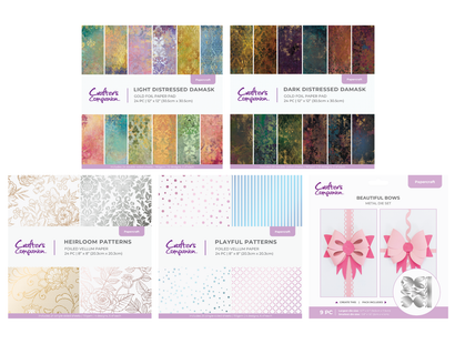 Crafter's Companion Paper, Vellum & Beautiful Bows SHOWSTOPPER
