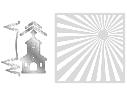 Crafter's Companion Easter Collection Metal Die & Stencil - Easter Sunday