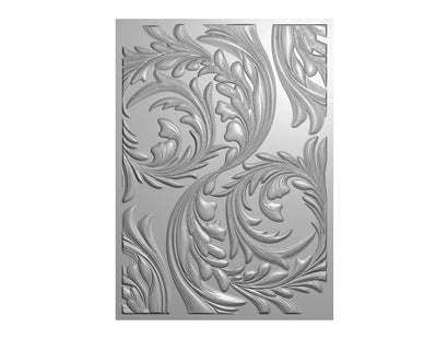 Crafters Companion 5 x 7 3D Embossing Folder - Carved Wood