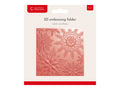 Crafter's Companion 3D Embossing Folder 5.5"x5.5" - Stylish Snowflakes