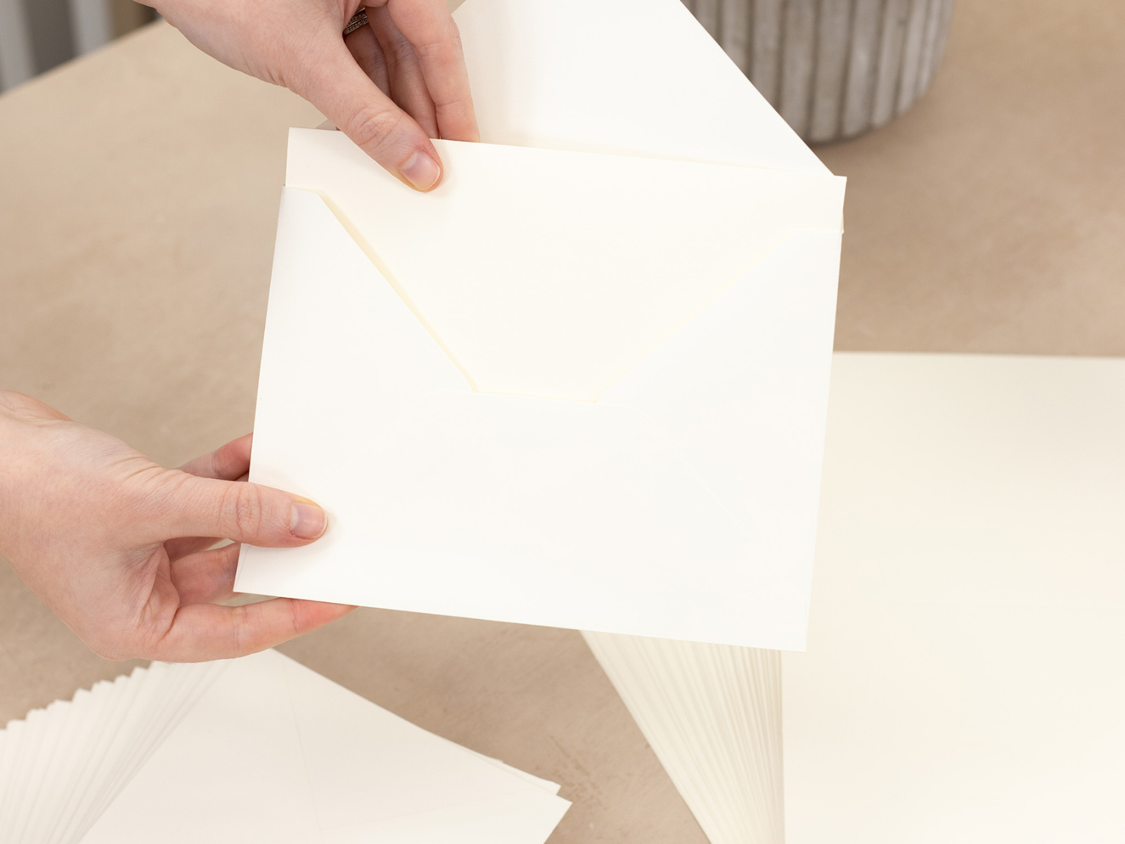 Crafter's Companion 5 "x 7" Ivory Card & Envelopes - 100 Pack