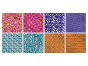 Crafter's Companion - Luxury Mirror Card Pad 12" x 12" - Vibrant Metallics
