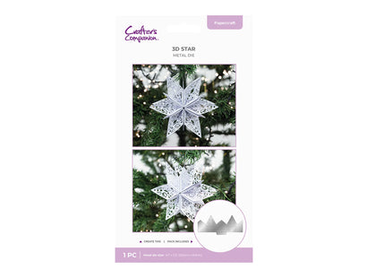 Crafter’s Companion Metal Die - 3D Star 