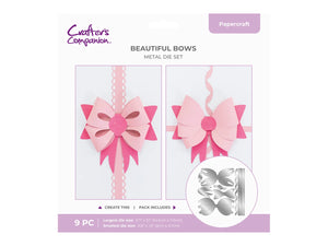 Crafters Companion Metal Die - Beautiful Bows