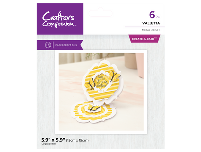 Crafter's Companion Metal Dies Create a Card - Valletta