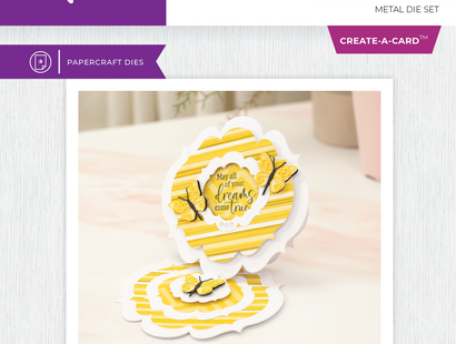 Crafter's Companion Metal Dies Create a Card - Valletta