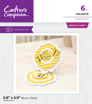 Crafter's Companion Metal Dies Create a Card - Valletta