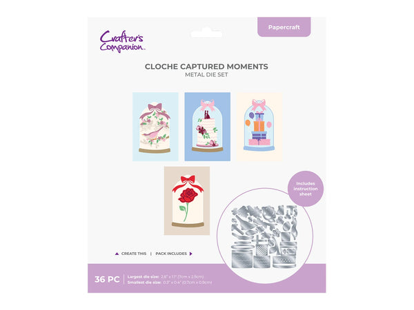 Crafters Companion Metal Die - Cloche Captured Moments