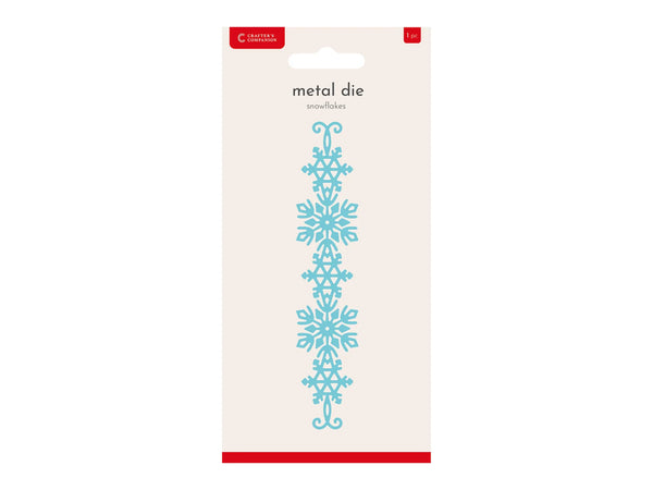 Crafter’s Companion Metal Die Edge’able - Snowflakes