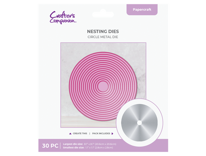 Crafter's Companion Metal Die - 8” Circle 