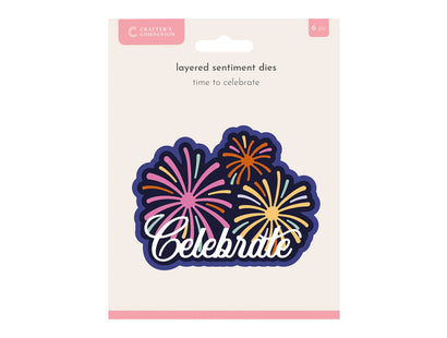 Crafter's Companion Metal Die Elements - Time to Celebrate