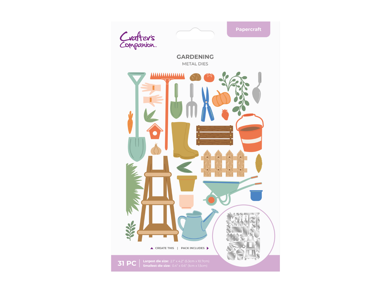 Gardening Mini Metal Die Set
