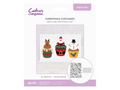 Crafter's Companion Die & Stencil Set - Christmas Cupcakes