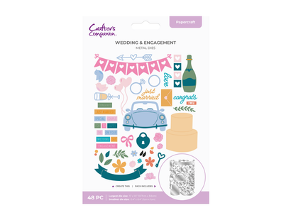 Wedding & Engagement Mini Metal Die Set