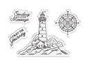 Crafter's Companion Message in a Bottle Stamp & Die – Lighthouse Scene
