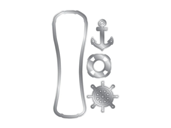 Crafter's Companion Message in a Bottle Stamp & Die – Message Scroll