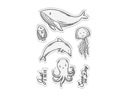 Crafter's Companion Message in a Bottle Stamp & Die – Ocean Friends