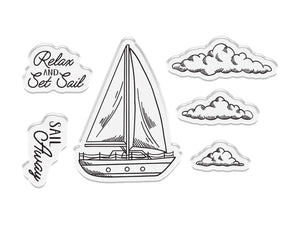Crafter's Companion Message in a Bottle Stamp & Die – Sailboat