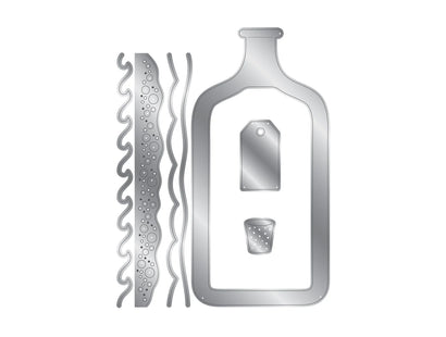 Crafter's Companion Message in a Bottle Stencil & Die – Message Bottle