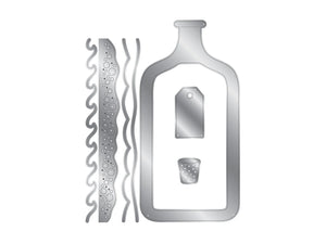 Crafter's Companion Message in a Bottle Stencil & Die – Message Bottle