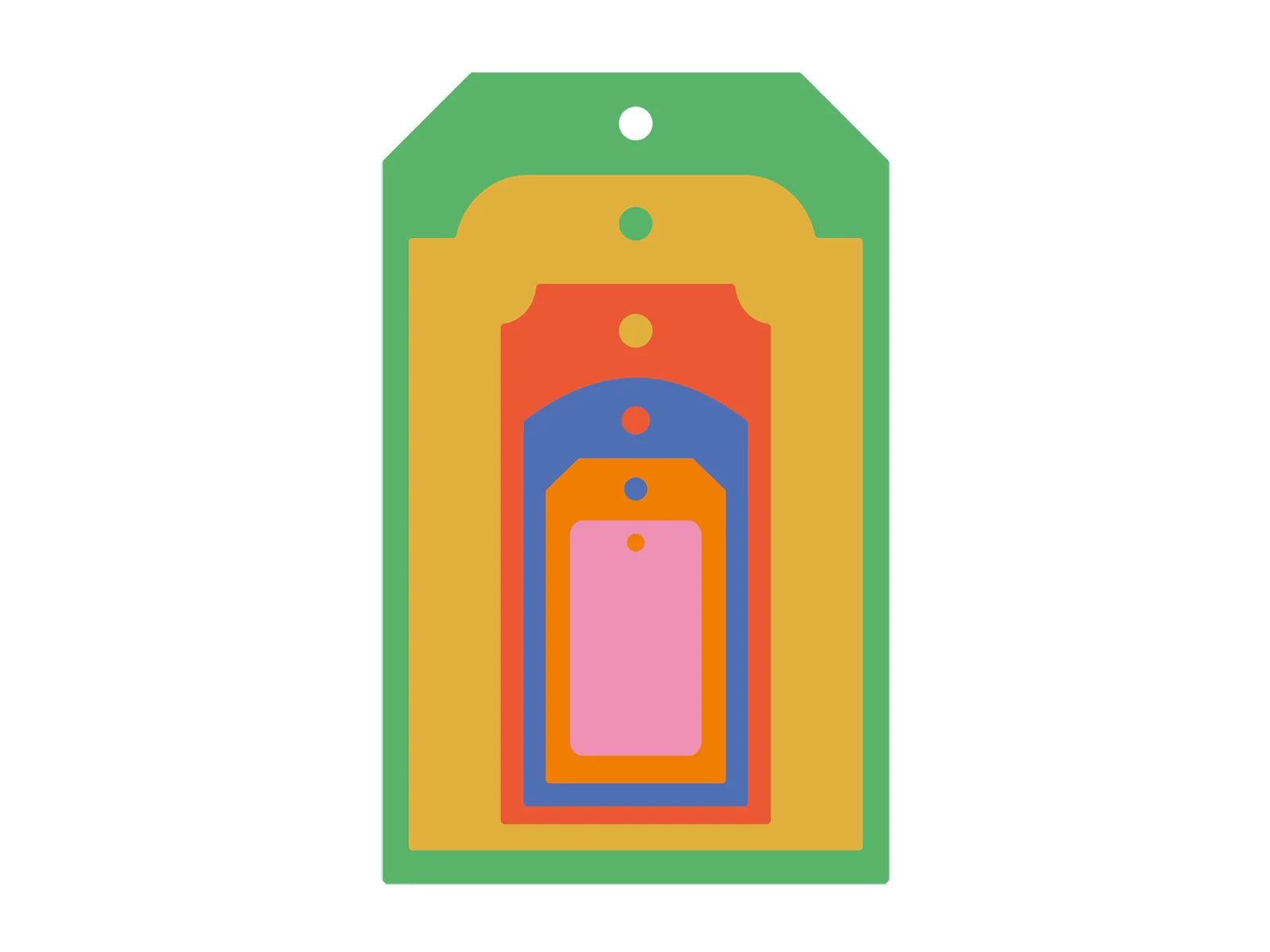 Crafters Companion Multi Media Die Set - Media Tags
