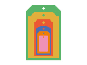 Crafters Companion Multi Media Die Set - Media Tags