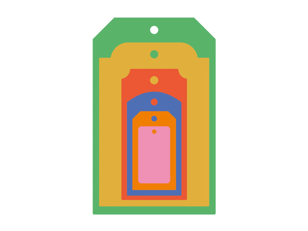 Crafters Companion Multi Media Die Set - Media Tags