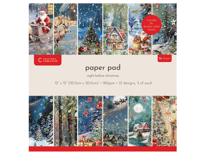 Crafter's Companion The Night Before Christmas 12"x12" Pad