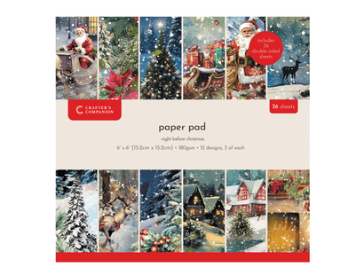 Crafter's Companion The Night Before Christmas 6"x6" Pad