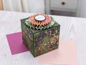 Crafter's Companion 12"x12" Paper Pad - Dark Distressed Damask