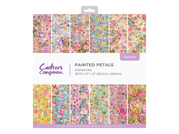 Spring Floral Print Paper Pad - 12