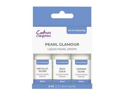 Crafter's Companion Pearl Drops Pearl Glamour 3 Pack