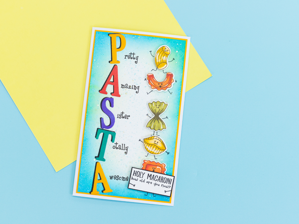 Crafter’s Companion Pasta La Vista Stamp & Die - Pasta Party