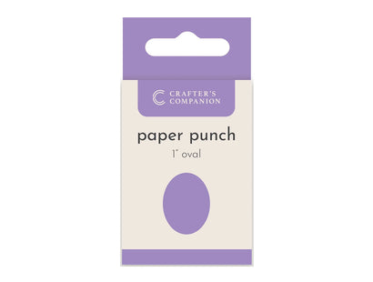 Crafter's Companion Paper Punch - Oval 1"