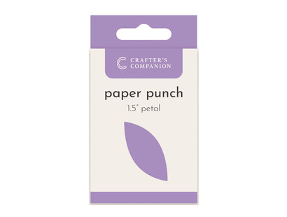 Crafter's Companion Paper Punch - Petal 1.5"