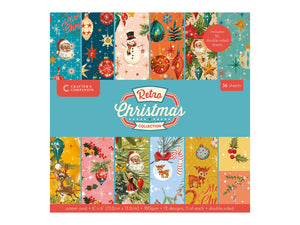 Crafter's Companion Retro Christmas Collection 6" x 6' Pad