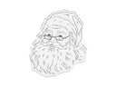 Crafter's Companion Retro Christmas Collection Stamp & Die Set - Santa
