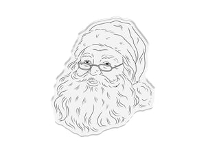 Crafter's Companion Retro Christmas Collection Stamp & Die Set - Santa