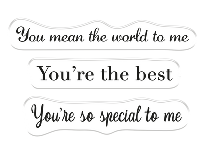 Crafters Companion - Stamp & Die Set - My Friend, You’re The Best