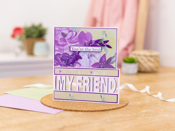 Crafters Companion - Stamp & Die Set - My Friend, You’re The Best