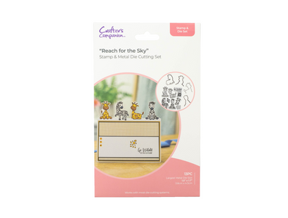 Crafters Companion - Stamp & Die Set - Reach for the Sky