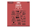 Crafter's Companion Santa Paws Clear Acrylic Stamp - Deck the Paws
