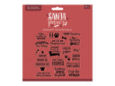Crafter's Companion Santa Paws Clear Acrylic Stamp - Deck the Paws