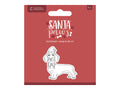 Crafter's Companion Santa Paws Stamp and Die - Dachshund