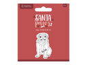 Crafter's Companion Santa Paws Stamp and Die - Pug