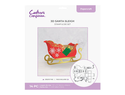 Crafter’s Companion Stamp & Dies - 3D Santa Sleigh