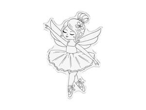 Crafters Companion Stamp & Die - Ballerina Fairy