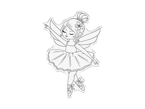 Crafters Companion Stamp & Die - Ballerina Fairy
