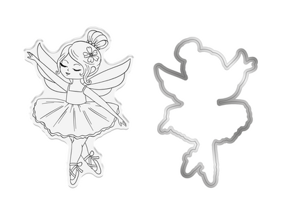 Crafters Companion Stamp & Die - Ballerina Fairy