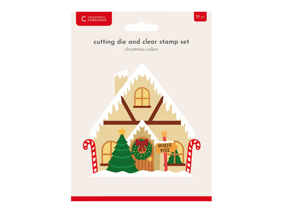 Crafter's Companion Stamp & Die - Christmas Cabin